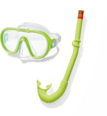 Intex Σετ Μάσκα και Αναπνευστήρα Reef Rider Swim Set (55642)