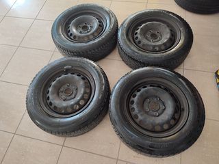 VW 5x112 Ζάντες 15" χειμερινά ελαστικα