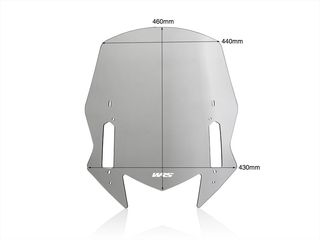 Ζελατίνα από την WRS για Yamaha T-Max 530 (Year: 17-19) Windscreen 4mm Smoked