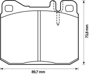 ΤΑΚΑΚΙΑ ΕΜ. MERCEDES COUPE C123-KOMBI S123-SALOON W123,S-CLASS C126,W126-SL C107,R107 (JURID) WVA 20341