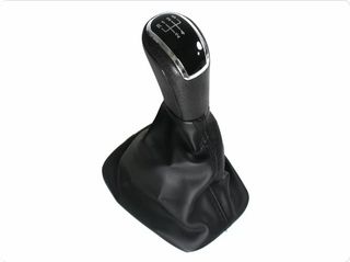 ΠΟΜΟΛΟ-ΦΟΥΣΚΑ ΛΕΒΙΕ ΤΑΧΥΤΗΤΩΝ SKODA FABIA 6Y 99-07  5 ΤΑΧΥΤΗΤΕΣ R12345 - ΜΑΥΡΟ/ΧΡΩΜΙΟ
