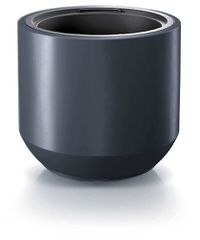PROSPERPLAST Γλάστρα Heos 2 σε 1 Χρώμα Ανθρακί18/45 lt DBHEW400-S433