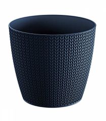 PROSPERPLAST Γλάστρα Wheaty Χρώμα Ανθρακί 6 lt DWH260-S433