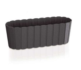 PROSPERPLAST Γλάστρα Boardee Case 4,9lt Ανθρακί DDEC400-S433