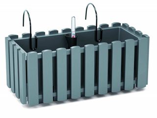 PROSPERPLAST Γλάστρα Boardee Fence W Γκρι 38x18x16,2cm DDEF400W-405U