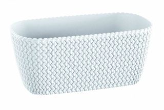 PROSPERPLAST Γλάστρα Splofy Case 4lt Λευκή DSPC300-S449