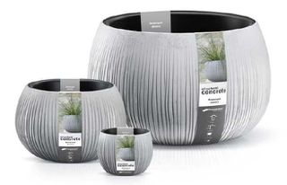 PROSPERPLAST Γλάστρα Beton Bowl 2 σε 1 ∅18 cm DKB180-422U