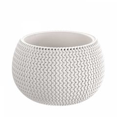 PROSPERPLAST Γλάστρα Splofy Bowl Λευκή 2,3 lt DKSP240-S449