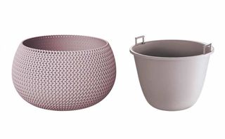 PROSPERPLAST Γλάστρα Splofy Bowl Μόκα 9 lt DKSP370-7529U