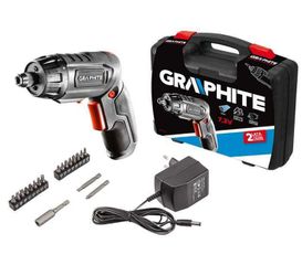 GRAPHITE Επαναφορτιζόμενο κατσαβίδι 7.2V 1.5Ah με βαλιτσάκι  εξαρτήματα 58G150