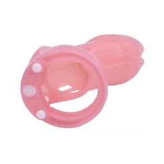Locky Chastity Cage 8.3 x 3.5 cm Pink-thumb-4