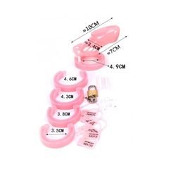 Locky Chastity Cage 8.3 x 3.5 cm Pink-thumb-2