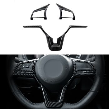 Διακοσμητικό τιμονιού για Nissan Xtrail T32 Rogue Note Qashqai J11 Versa Juke Micra Kicks Leaf Sentra Steering Wheel Switch Button Cover 2017-2021