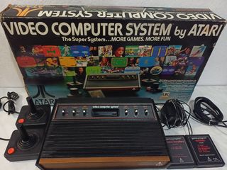 Atari 2600 "Woody" ΣΤΟ ΚΟΥΤΙ ΤΟΥ, κομπλε, αριστη κατασταση, για συλλεκτη