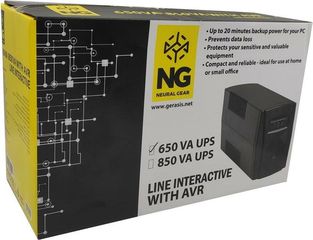 NG Ups 650VA Με AVR, Usb Θυρα & RJ11-RJ45 - (NG-UPS650-USB)