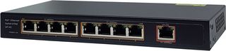 Folksafe PoE Ethernet Switch 8 Ports 10/100Mbps - (FS-S1008EP-E)