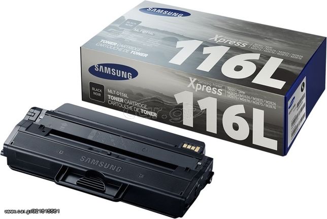 Samsung MLT-D116L High Yield Black Toner Cartridge 3k - (SU828A)