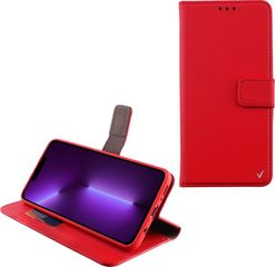 Volte-Tel Θήκη Iphone 13 Pro Max 6.7 Allure Magnet Book Stand Clip Red - (5205308297373)