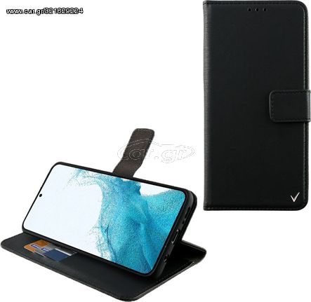 Volte-Tel Θηκη Samsung S22 5G S901 6.1'' Allure Magnet Book Stand Clip Black - (5205308306587)