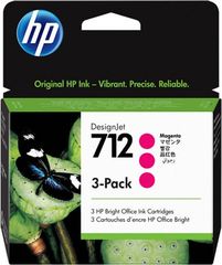 HP Μελάνι Inkjet No.712 Magenta 3-Pack - (3ED78A)