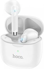 Hoco Wireless Hands Free TWS V5.1 Εναλλαγή Master/Slave και Συμβατότητα με Siri / Google Assistant Λευκό - (ES56 Scout)