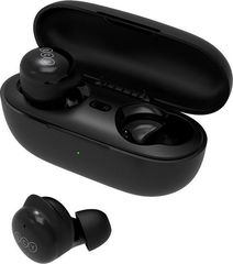 QCY T17 TWS black 6mm dynamic driver-mic noise cancel. Music time: 4h. Calling time: 3,5h. Bluetooth