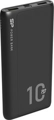 Silicon Power power bank QP15 10000mAh 2x USB & USB Type-C 3A μαύρο - (SP10KMAPBKQP150K)