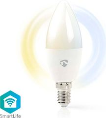 Nedis WIFILRW10E14 Smartlife Led Bulb E14 470lm 4.9W Warm To Cool White, Candle