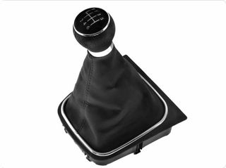 ΠΟΜΟΛΟ-ΦΟΥΣΚΑ ΛΕΒΙΕ ΤΑΧΥΤΗΤΩΝ VW GOLF5 04-09 -6 ΤΑΧΥΤΗΤΕΣ-R123456 ΜΑΥΡΟ-ΧΡΩΜΙΟ ΠΛΑΙΣΙΟ