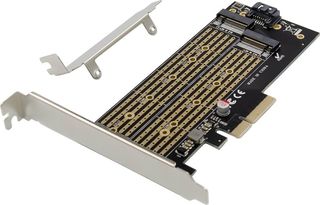 POWERTECH κάρτα επέκτασης 4x PCIe σε M.2 B & M Key NVMe ST531