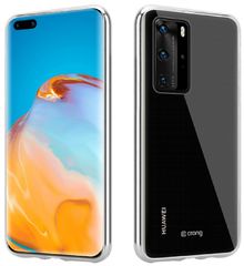 Crong Crong Slim Διάφανη Θήκη Σιλικόνης Huawei P40 Pro - 0.8mm - Clear (CRG-CRSLIM-HP40P-TRS)