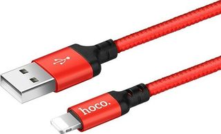 Hoco Καλώδιο σύνδεσης USB σε Lightning Fast Charging Κόκκινο 1μ - (X14 Times Speed)