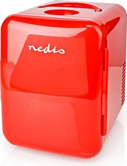 Nedis KAFR120CRD Portable Mini Fridge 4l AC 100 - 240 V / 12 V Red