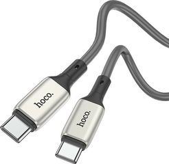 Hoco Καλώδιο σύνδεσης PD 20W USB-C σε USB-C 3A Γκρι 1m - (X66 Howdy)