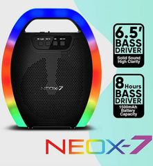 Sonic Gear portable TWS BT/USB/FM speaker RGB effects - (NEOX7)