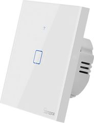 Sonoff smart διακόπτης TX-T2EU1C αφής Wi-Fi, μονός, λευκός - (TX-T2EU1C)