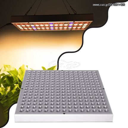 GloboStar Grow Light Panel Hydro Spectrum LED Φωτιστικό Ανάπτυξης Φυτών Υδροπονικού Θερμοκηπίου SMD 2835 100W 160° AC230V IP54 Εσωτερικού Χώρου για Κάλυψη Επιφάνειας 1m x 1m - (85955)