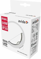 Avide GU10 Frame Round Chrome - (ABGU10F-N-CH)