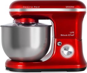 Life Sous Chef Desire Red Kitchen Machine 5L 1200W