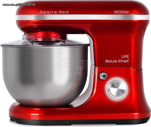 Life Sous Chef Desire Red Kitchen Machine 5L 1200W