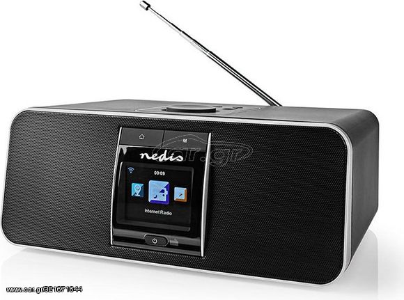 NEDIS RDIN5005BK Internet Radio 42 W DAB+ FM Bluetooth Remote Control Black/Silv