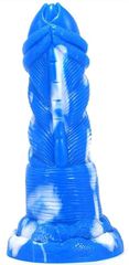 XXL Ομοίωμα Πέους Monster Dildo Nox 18cm - Blue/White
