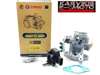 ΣΩΜΑ ΨΕΚΑΣΜΟΥ RACING GTR150 34MM ME ΛΑΙΜΟ & TPS TOBAKI