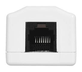 LANBERG SURFACE MOUNTING SOCKET CAT.6 1XRJ45 WHITE-thumb-2