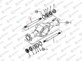 Ημιαξόνιο 4x4 Yanmar: 194556-13510-thumb-1