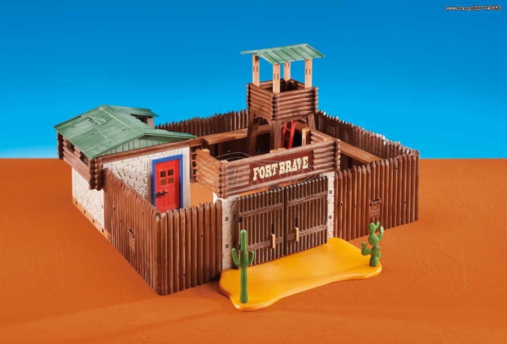 PLAYMOBIL WESTERN ΦΡΟΥΡΙΟ ΤΗΣ ΑΓΡΙΑΣ ΔΥΣΗΣ  + ΚΙΤ ΕΠΕΚΤΑΣΗΣ ΦΡΟΥΡΙΟΥ ΤΗΣ ΑΓΡΙΑΣ ΔΥΣΗΣ.