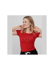 4F Γυναικείο Αθλητικό T-shirt Κόκκινο H4L22-TSD353-62S