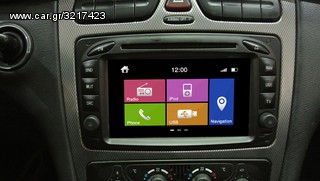 N6-MC2000 Dynavin  για Mercedes Benz C Class W203 2000-2004 ΟΕΜ Multimedia GPS Bluetooth Parrot-www.Caraudiosolutions.gr