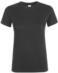 Sol's Regent Women 01825 Γυναικείο t-shirt 100% Ringspun βαμβάκι σεμί-πενιέ DARK GREY-384