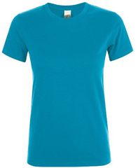 Sol's Regent Women 01825 Γυναικείο t-shirt 100% Ringspun βαμβάκι σεμί-πενιέ AQUA-321
